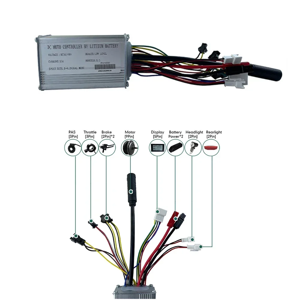 Ebike 36V48V 6-FET 15A 250W JN - Kelly Kls7230S Controller ulasan dan harga